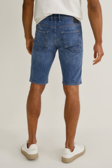Men - Denim shorts - Flex - LYCRA® - blue denim