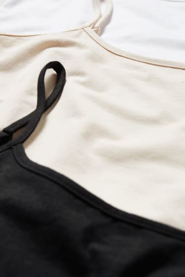 Femei - Multipack 3 buc. - top Basic - negru
