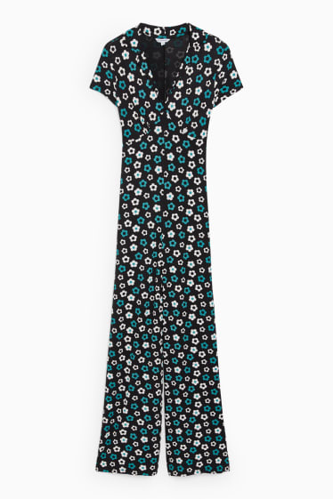 Damen - CLOCKHOUSE - Jumpsuit - geblümt - schwarz