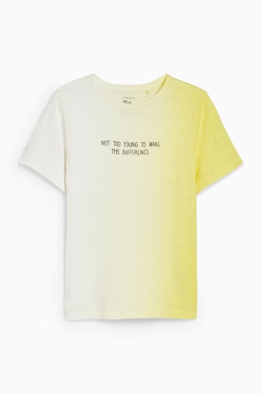 Enfants - T-shirt - genderneutral - jaune