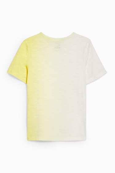 Kinder - Kurzarmshirt - genderneutral - gelb