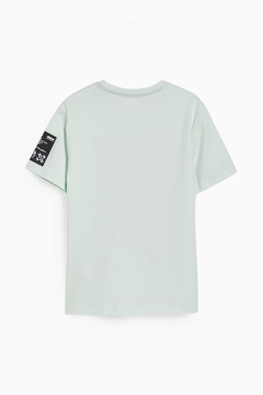 Kinderen: jongens - T-shirt - mintgroen
