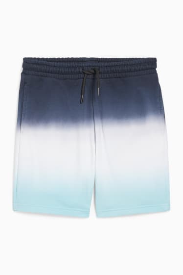 Enfants - Short en molleton - bleu foncé