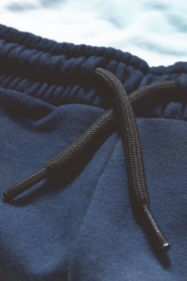 Enfants garçons - Short en molleton - bleu foncé