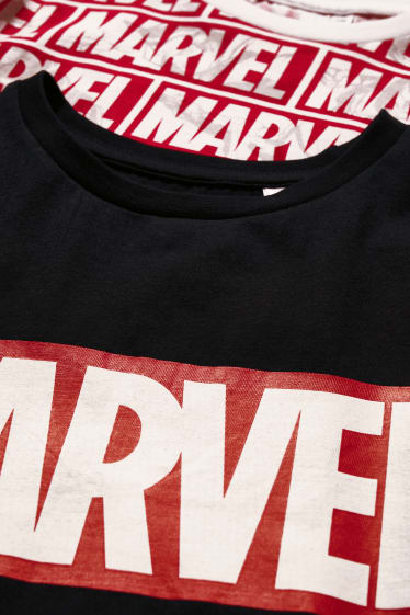 Children Boys - Multipack of 2 - Marvel - short pyjamas - black