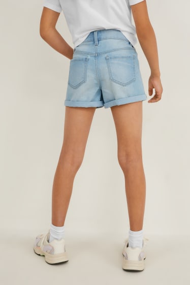 Enfants - Short en jean - LYCRA® - jean bleu clair