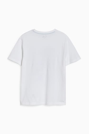 Kinder Jungen - Kurzarmshirt - weiß