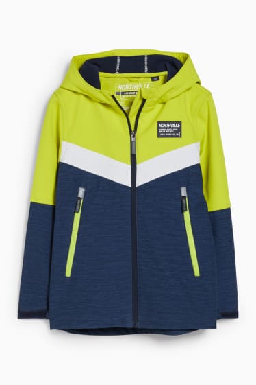 Enfants garçons - Veste fonctionnelle à capuche - vert clair