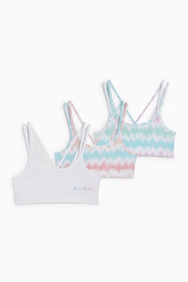 Children - Multipack of 3 - crop top - white