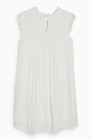 Women - A-line dress - white