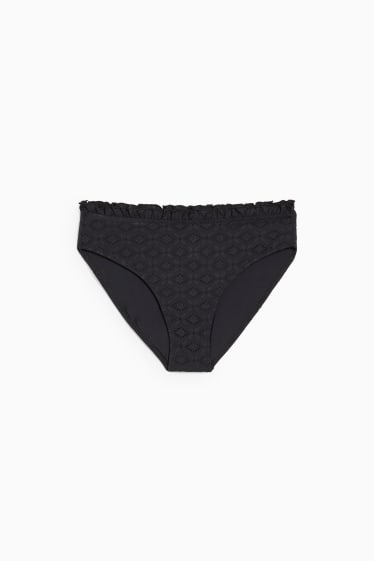 Women - Bikini bottoms - mid-rise waist - LYCRA® XTRA LIFE™ - black