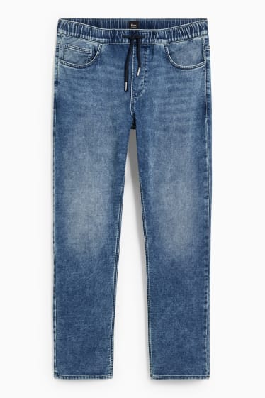Mężczyźni - Tapered jeans - flex jog denim - dżins-niebieski