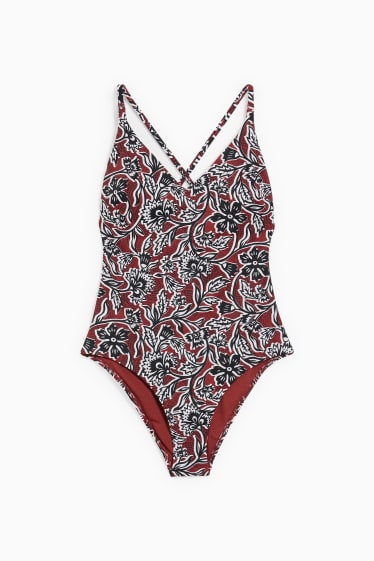 Women - Swimsuit - padded - LYCRA® XTRA LIFE™ - dark red