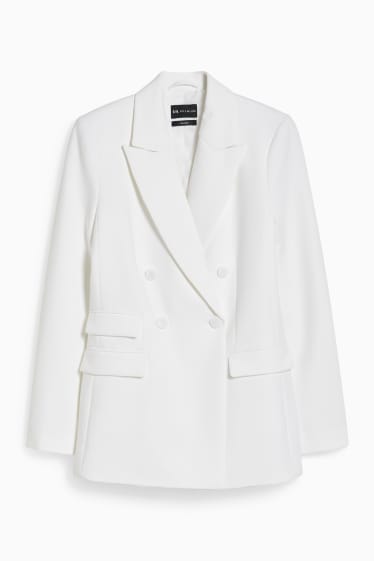 Dona - Blazer formal amb muscleres - blanc