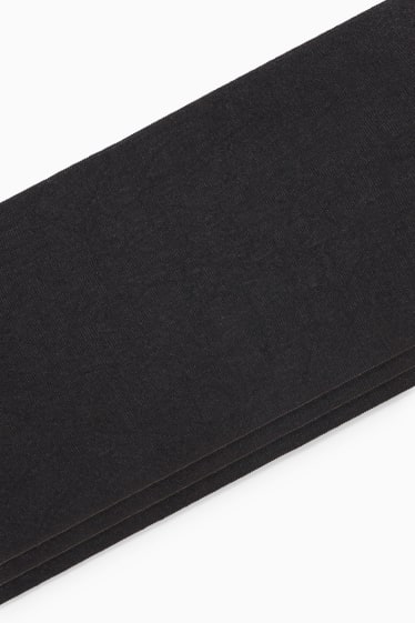 Dona - Paquet de 3 - mitjons fins - vora còmoda - 20 DEN - negre
