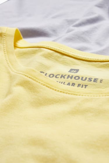 Hommes - CLOCKHOUSE - T-shirt - jaune