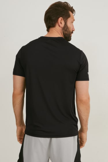 Pánské - Funkční tričko - fitness - černá
