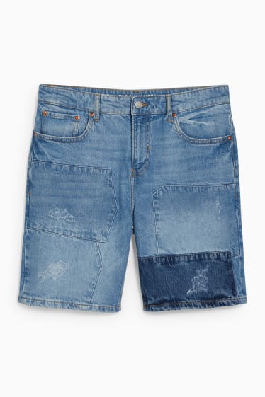 Men - CLOCKHOUSE - denim shorts - denim-light blue