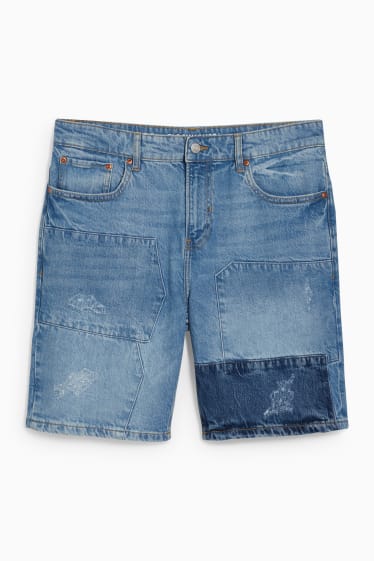 Hommes - CLOCKHOUSE - short en jean - jean bleu clair