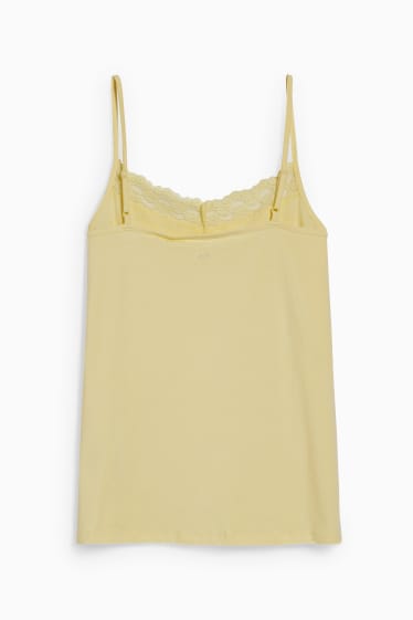 Donna - Top basic - giallo