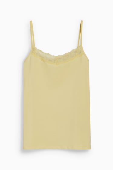 Donna - Top basic - giallo