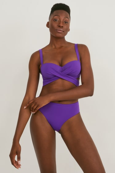 Damen - Bikini-Hose - Mid Waist - LYCRA® XTRA LIFE™ - violett