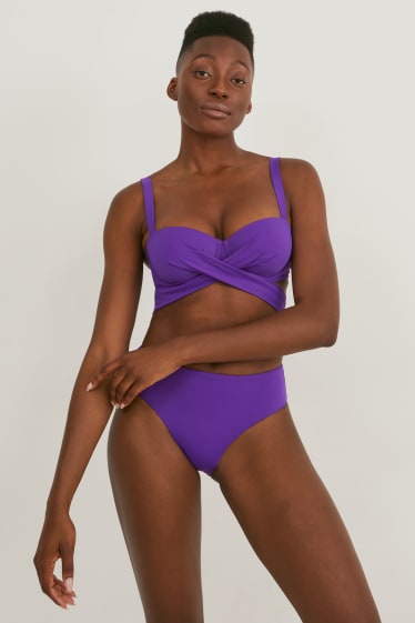 Donna - Slip bikini - vita media - LYCRA® XTRA LIFE™ - viola