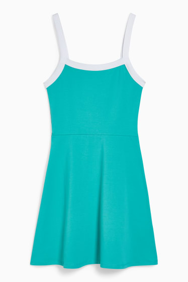 Femmes - CLOCKHOUSE - robe de coupe évasée - vert