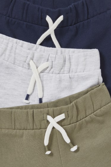 Bébés - Lot de 3 - shorts en molleton pour bébé - kaki