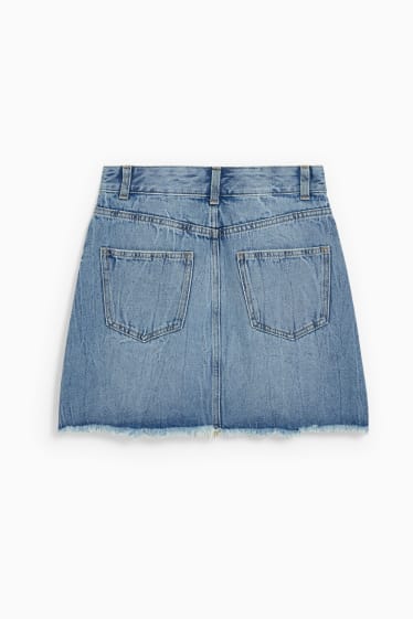 Femmes - CLOCKHOUSE - jupe en jean - jean bleu