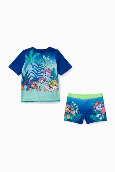 Kinder - PaAWPatrol - UV-Bade-Outfit - LYCRA® XTRA LIFE™ - 2 teilig - blau / hellblau