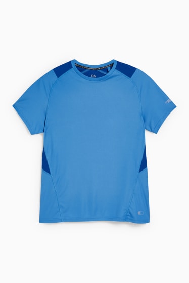 Uomo - T-shirt sportiva - fitness - blu