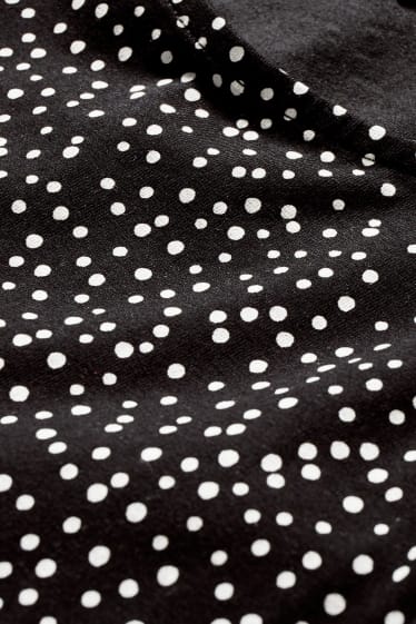 Women - Sheath dress - LYCRA® - polka dot - black