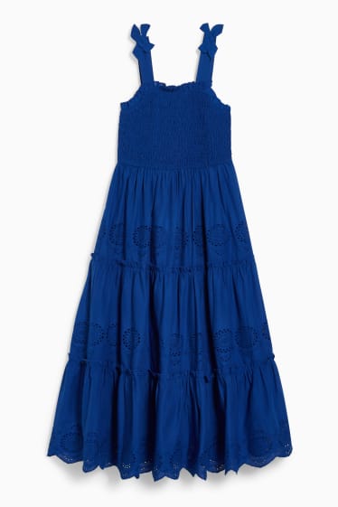 Kinder Mädchen - Kleid - dunkelblau