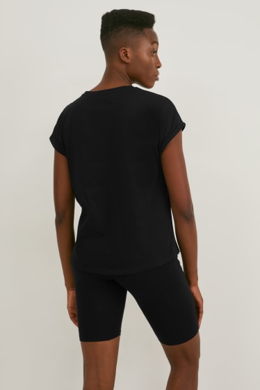 Femmes - T-shirt  - noir