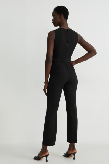 Dames - Business-jumpsuit - zwart