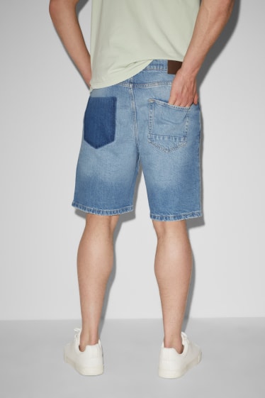 Men - CLOCKHOUSE - denim shorts - denim-light blue