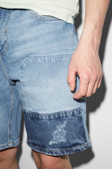 Pánské - CLOCKHOUSE - džínové šortky - džíny - světle modré