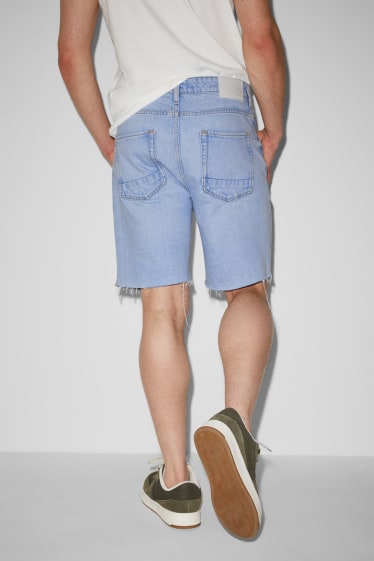Hombre - CLOCKHOUSE - shorts vaqueros - vaqueros - azul claro