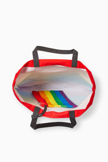 Mujer - CLOCKHOUSE - set - bolso shopper y neceser - PRIDE - multicolor