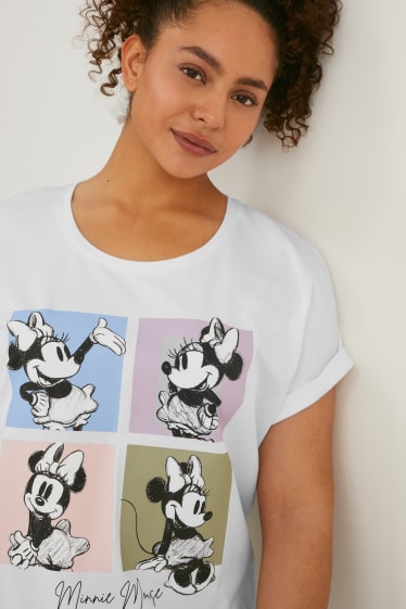 Women - T-shirt - Minnie Mouse - white