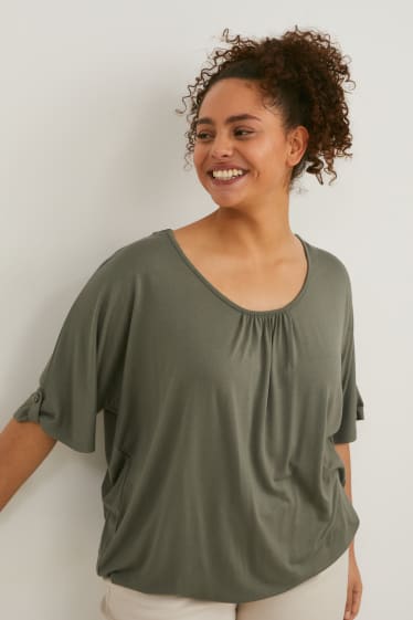 Women - T-shirt - khaki