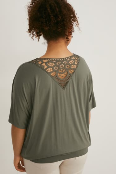 Women - T-shirt - khaki