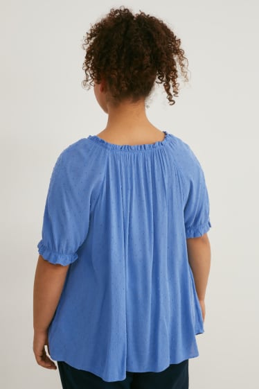 Dames - Blouse - blauw