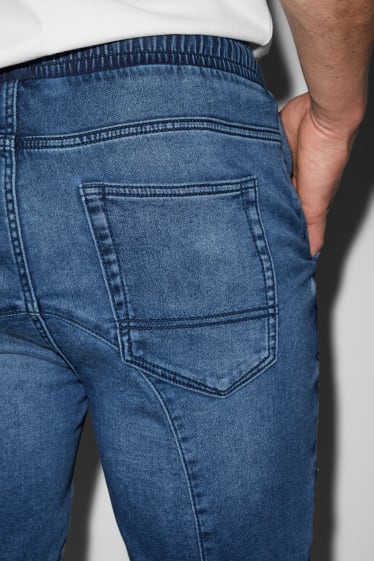 Uomo - CLOCKHOUSE - shorts di jeans - jog denim - LYCRA® - jeans blu