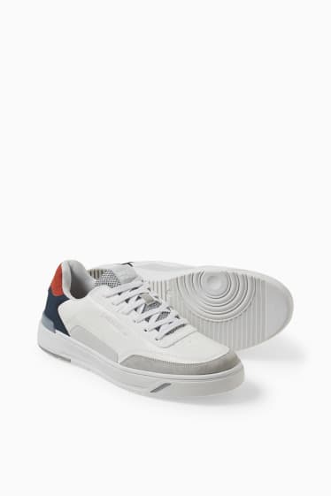 Men - Bullboxer - trainers - faux leather - white