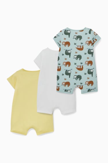 Neonati - Confezione da 3 - pigiama neonati - bianco