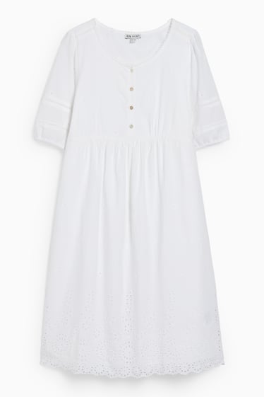 Mujer - Vestido de lactancia - blanco