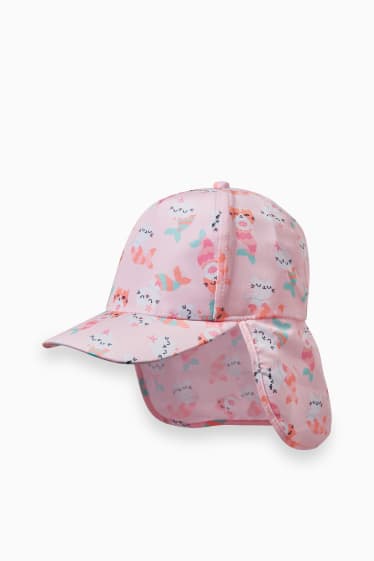 Kinder - Baseballcap - gemustert - rosa