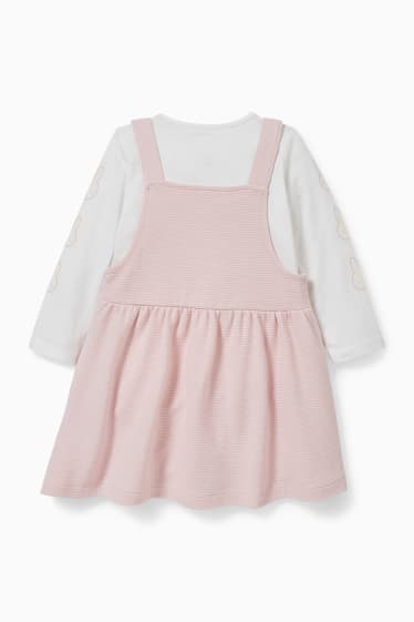 Bebés - Miffy - conjunto para bebé - 2 piezas - blanco / rosa